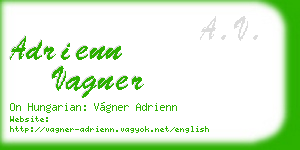 adrienn vagner business card