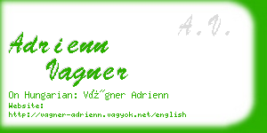 adrienn vagner business card